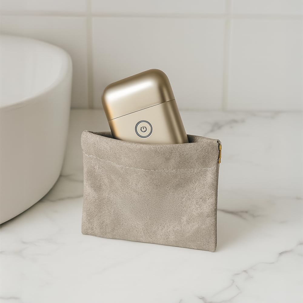 OSOJI - Afeitadora Eléctrica Recargable Modelo Shaver 1, Hasta 60 Minutos de Uso, Afeitado Apurado, Suave y Sin Irritación (Dorado)