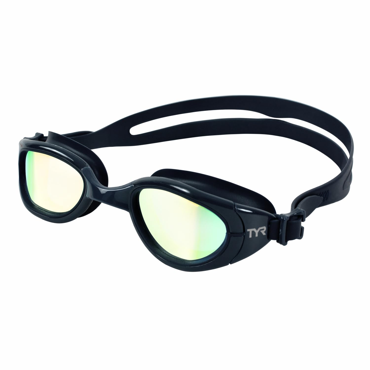 Anteojos de Natación TYR Special Ops 2.0 dorado azul marino con Espejo para Adultos