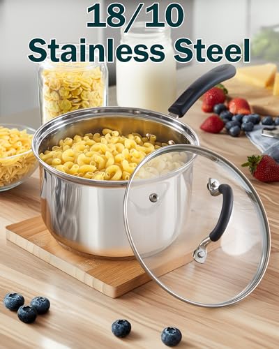 Juego de Utensilios de Cocina Cook N Home Plateado con Asas que se Mantienen Frescas