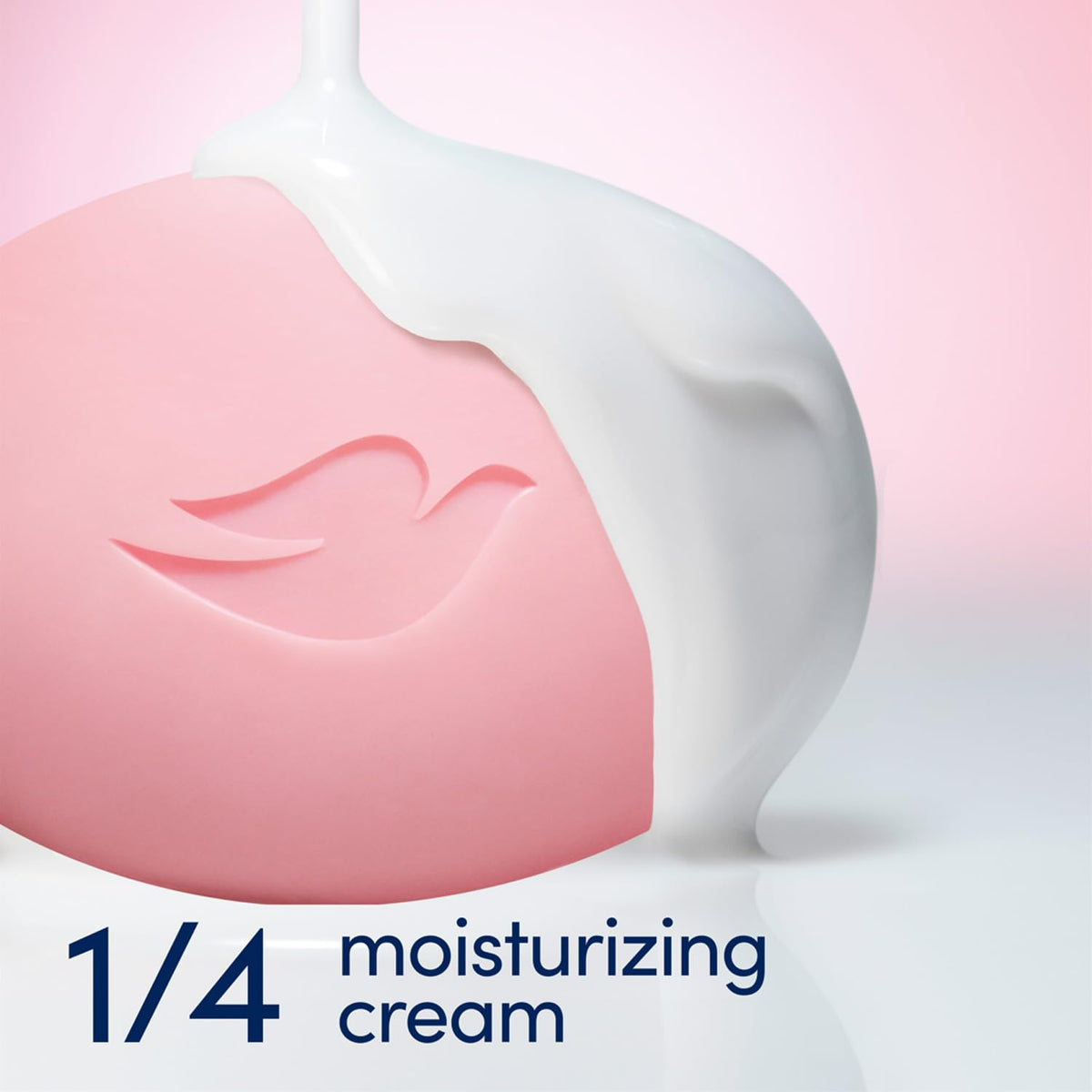 Dove Jabón de barra de crema Dove Pink Beauty, 100 gramos/3.5 onzas (paquete de 8)