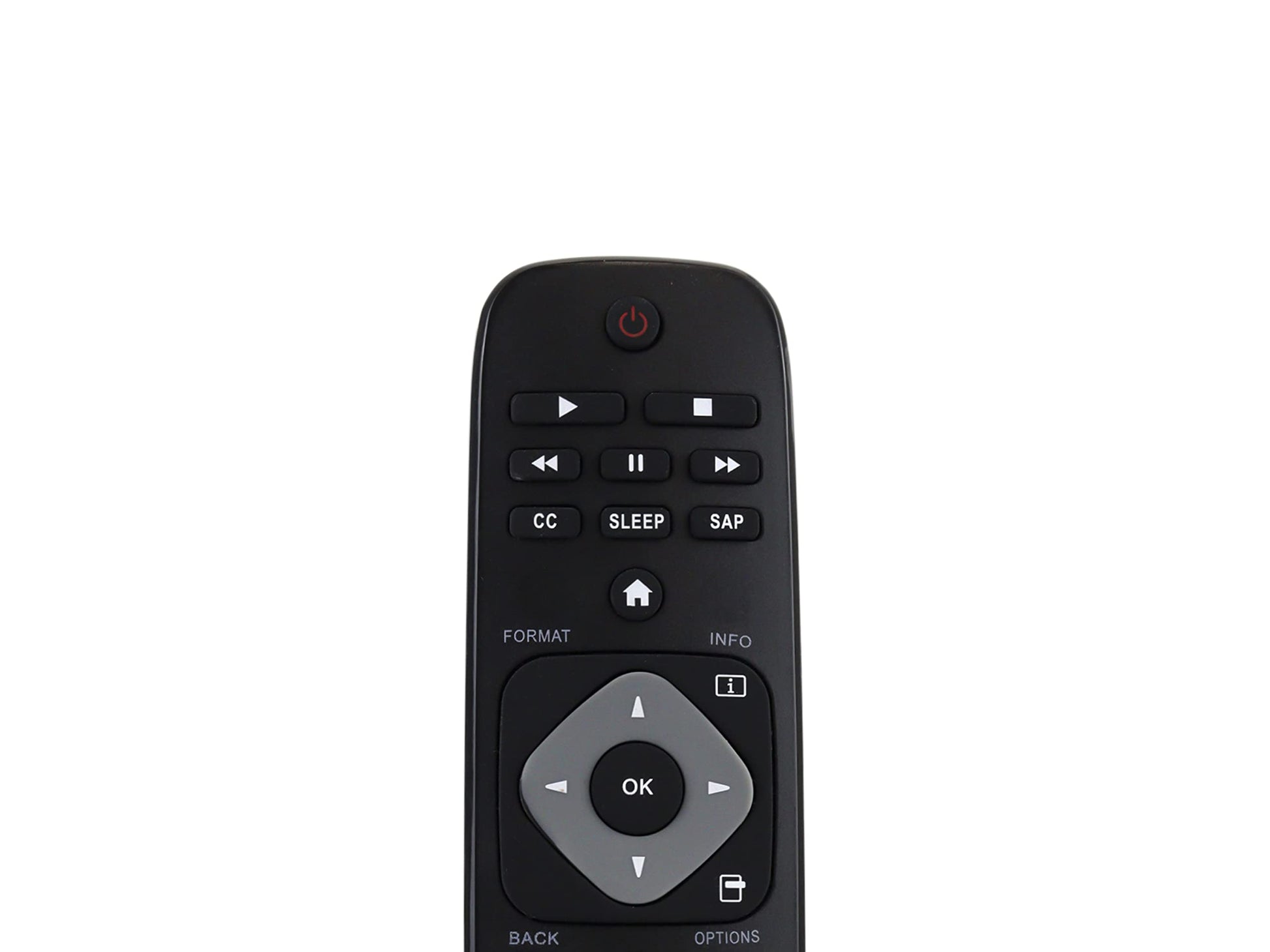 Control Remoto Compatible con Philips Smart TV Pantalla Directo SF308 URMT39JHG001 24PFL4508, 24PFL4508/F7, 29PFL4508, 29PFL4508/F7, 32PFL4508, 32PFL4508/F7, 39PFL2708, 39PFL2708/F7, 40PFL1708