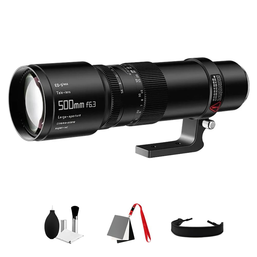 TTArtisan - Lente teleobjetivo F6.3 de 500 mm, gran apertura, gran angular, compatible con cámaras Canon RF-Mount EOS-RP R8 EOS-R R6 R5C R6II R5 R3