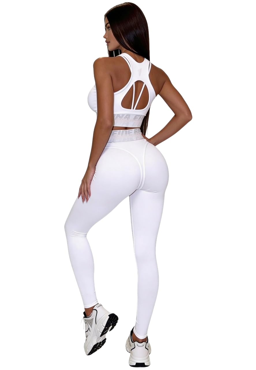 Bona Fide Leggings levanta glúteos para mujer - Pantalones de yoga de cintura alta con control de abdomen y efecto fruncido - Leggings deportivos para gimnasio y entrenamiento