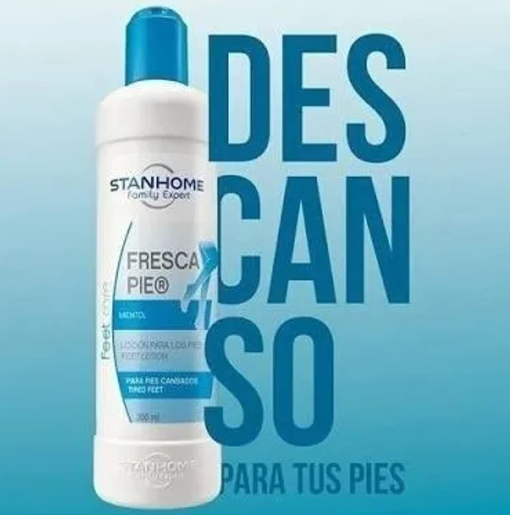 Lorelis Lab STANHOME Fresca Pie 930 ml. Crema para pies cansados. ¡El descanso que tus piernas siempre soñaron! Loción relajantes para pies y piernas cansados. Conoce el poder de la castaña de indias, disfruta de los efectos del mentol y siente los enorme