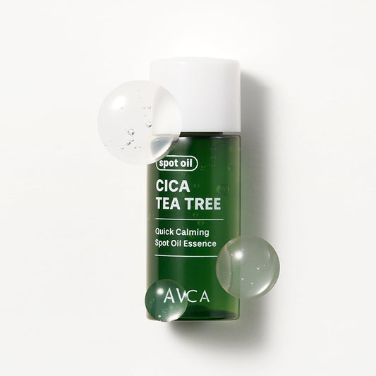 AVCA Aceite facial calmante rápido con centella asiática y árbol de té — Cuidado calmante para imperfecciones, aceite de centella asiática y árbol de té con 4-terpineol, ligero, específico para EE. UU