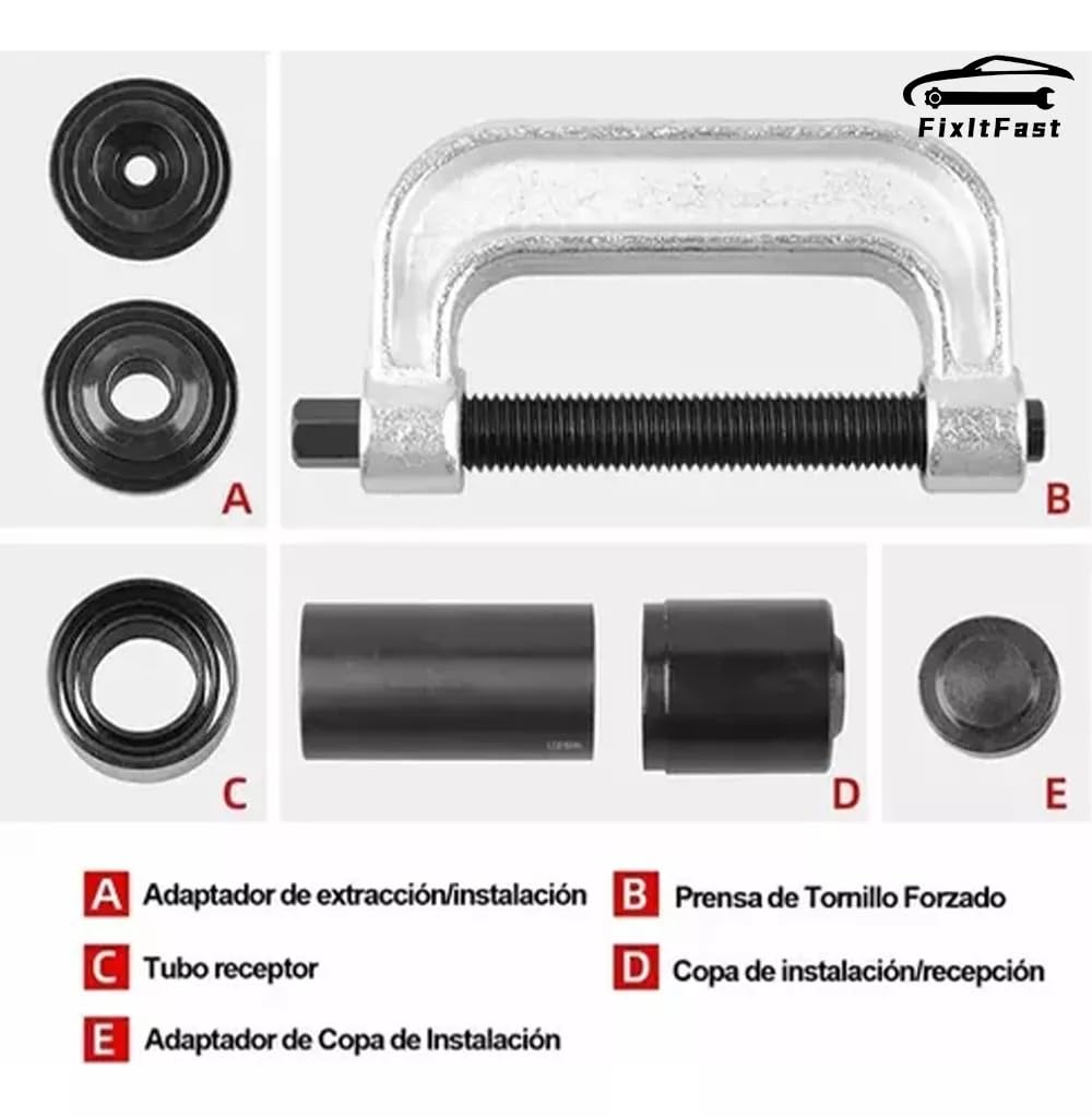 FINYQBET Heavy Duty Ball Joint Press & U Joint Removal Tool Herramientas de extracción de juntas de bola de alta resistencia y herramientas de extracción de juntas en U