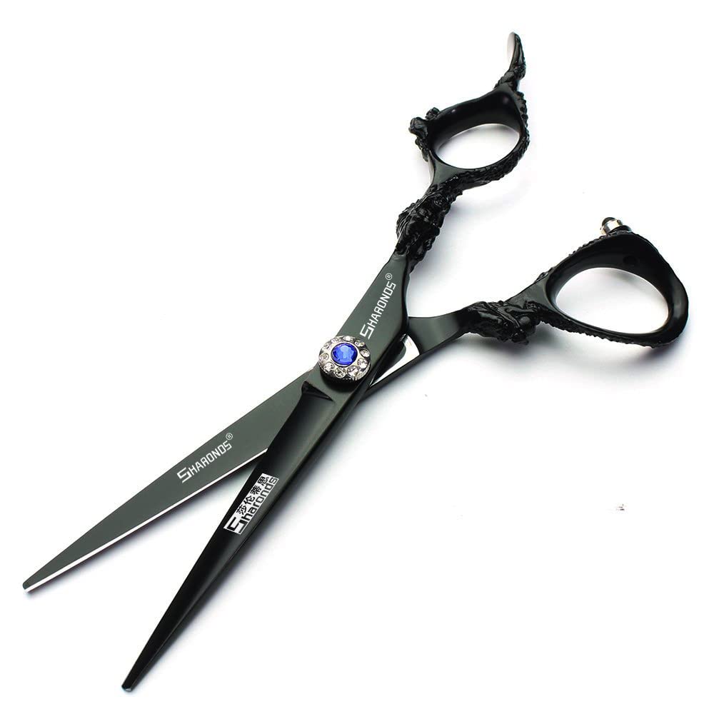 Tijeras de peluquería profesionales, tijeras japonesas para el cabello, tijeras de corte de peluquería y tijeras de corte(6-inch cutting-D)