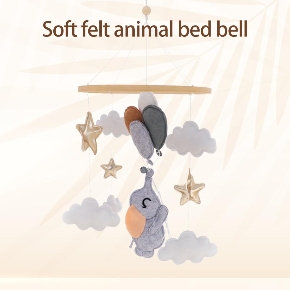 Decoración de cuarto de bebé, móvil para cuna – oso móvil boho decoración de guardería – móvil para moisés – colgante para guardería y techo