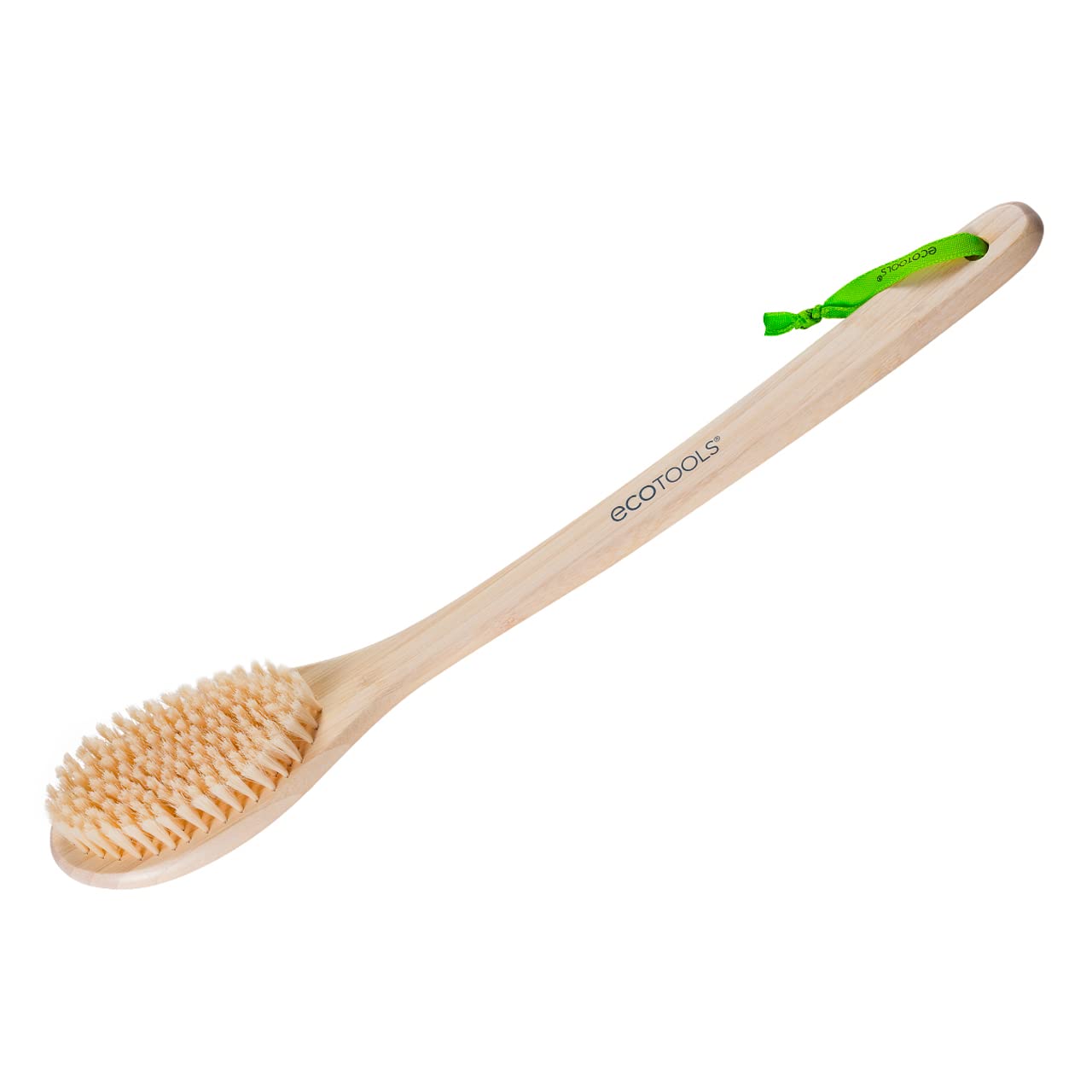ECOTOOLS, Cepillo para Baño, Bristle Bath Brush, Cerdas Sintéticas Suaves, Mango Ergonómico, Exfoliación Delicada