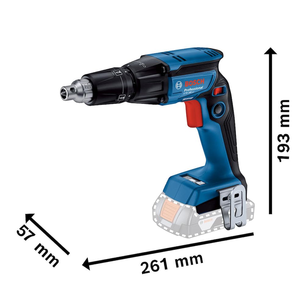 Bosch Atornillador inalámbrico para Drywall GTB 185-LI, 18V SB