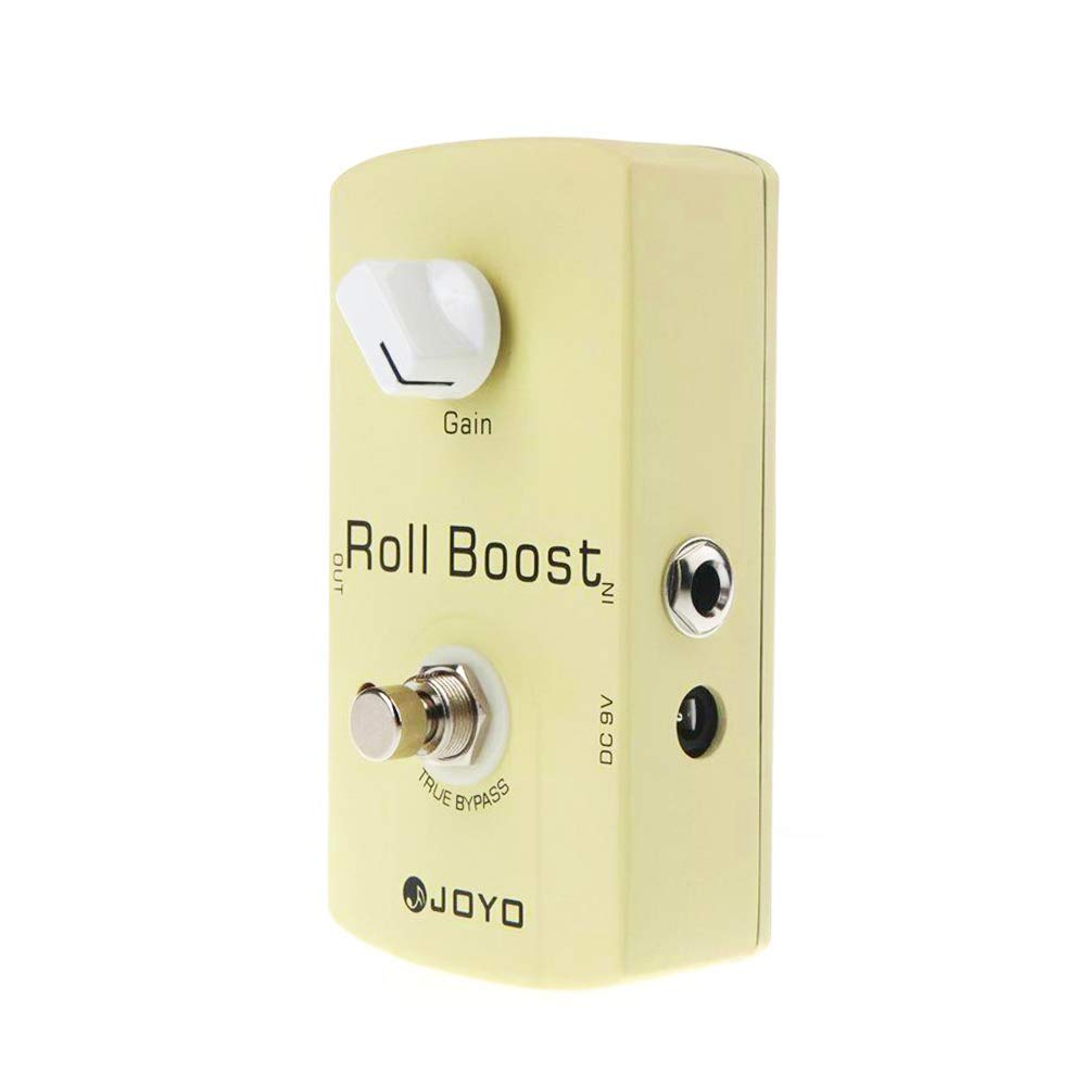 JOYO Boost Pedal Classic Circuitry de hasta 35 dB Clean and Clear Boost para efecto guitarra eléctrica – True Bypass (Roll Boost JF-38)