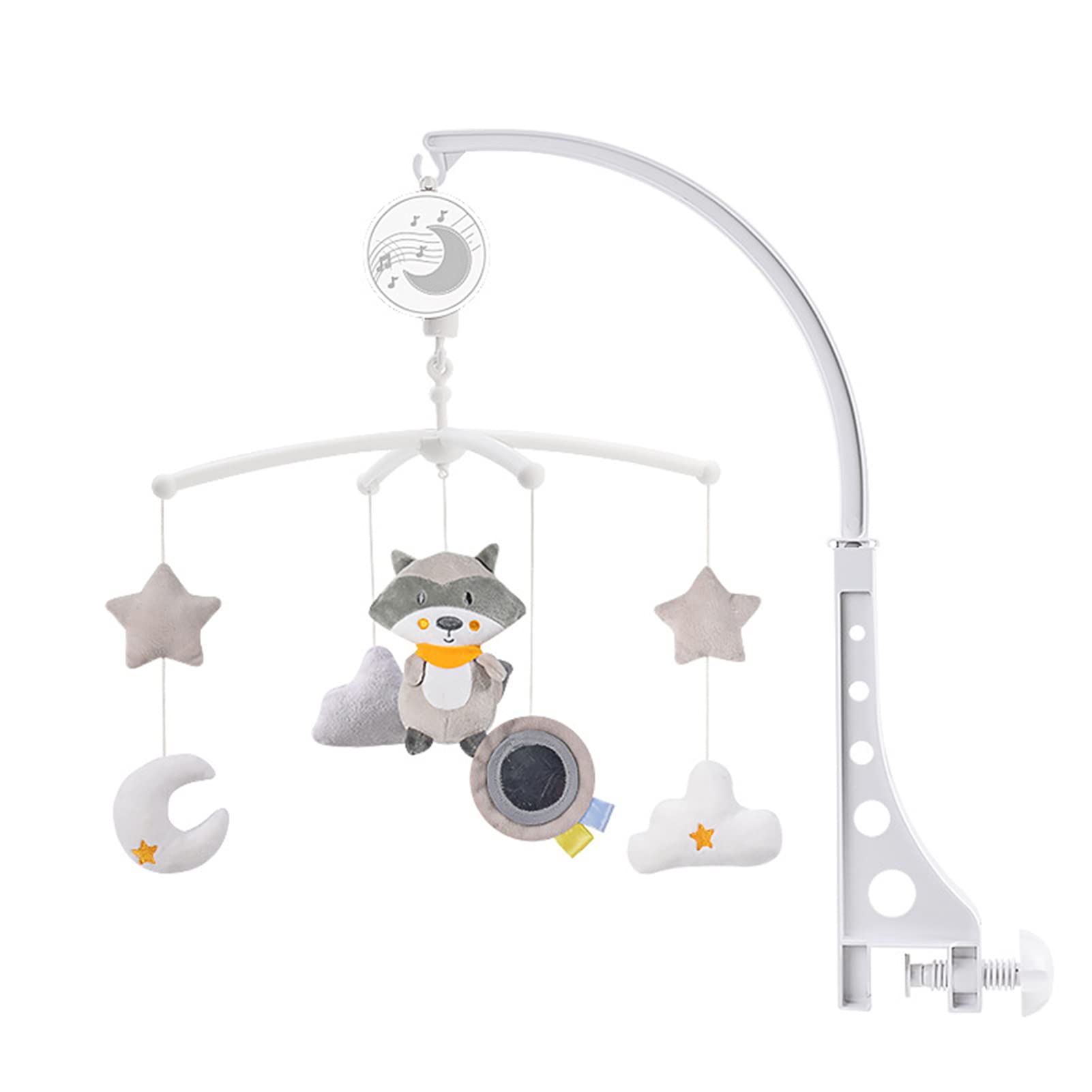 LSFYYDS Móvil musical para cuna de bebé con juguetes giratorios para colgar, decoración de cama infantil