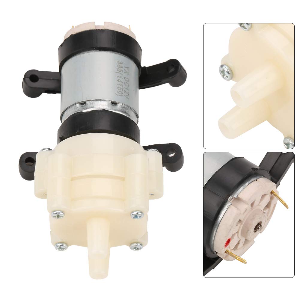 Bomba de Agua Dulce de 12 V CC, Mini Bomba de Succión de Agua de Diámetro Eléctrica para Máquina de Té, Refrigeración y Tanque de Peces
