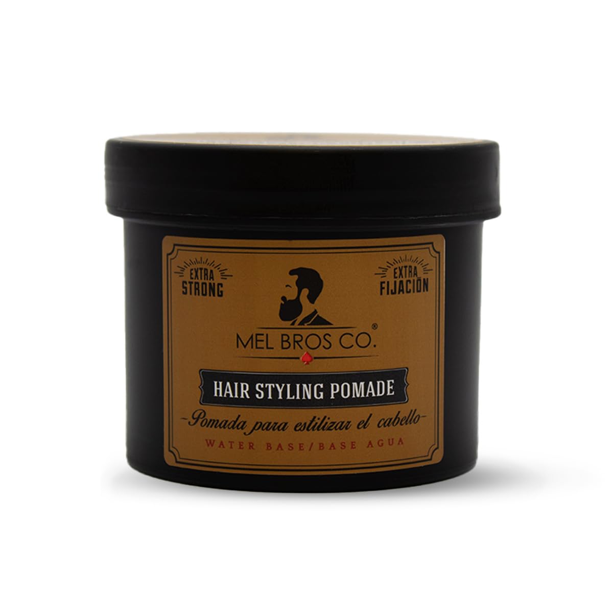 MEL BROS CO. - Hair Styling Pomade - Pomada para estilizar el Cabello. Base Agua. (4 oz / 118 ml, Extra Fijación)