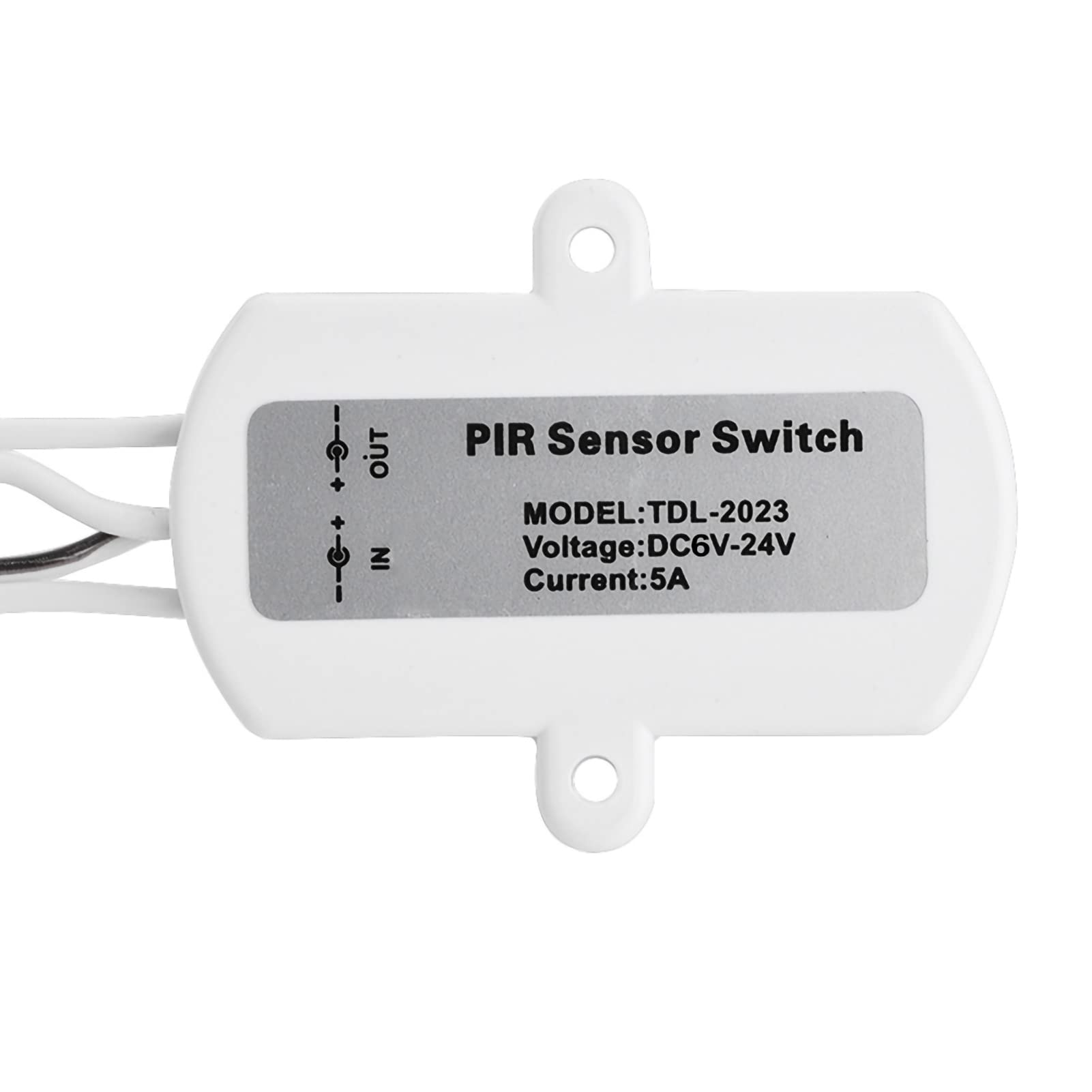 Interruptor Automático Sensor Infrarrojo Richer-R Mini 5A DC 6-24V Movimiento PIR con Rango de 120 Grados hasta 7 m para Iluminación Tira LED