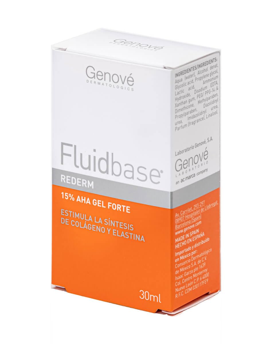 Genové Fluidbase Rederm Gel Aha 15% Forte 30 Ml, Hidratante