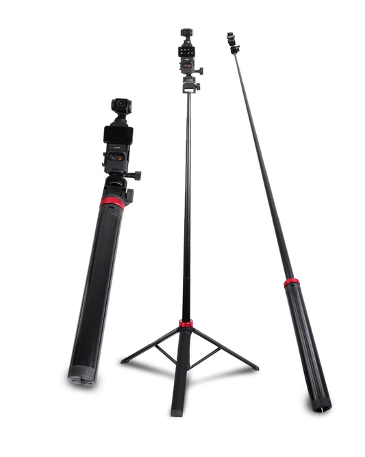 Leenconghui - Trípode y palo para selfie de 80 pulgadas para DJI Osmo Pocket 3, accesorio de trípode expandible para DJI Osmo Pocket3