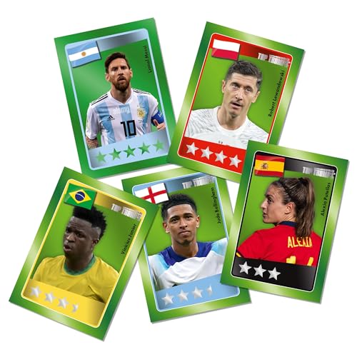 Juego de Mesa Trumps Match World Football Stars para Niños y Adultos