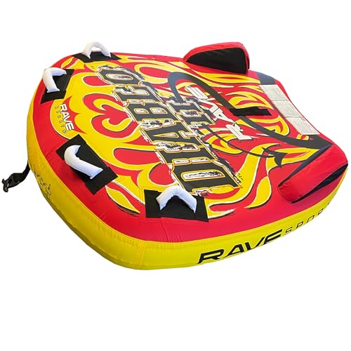 Tubo Inflable RAVE Sports Diablo II Azul para Barco de 1 a 2 Pasajeros