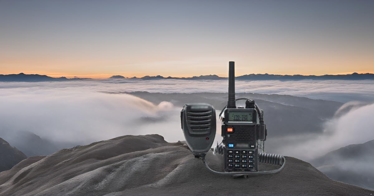 Micrófono Bocina Mengshen UV-5R Original Compatible Baofeng Radio de Dos Vías