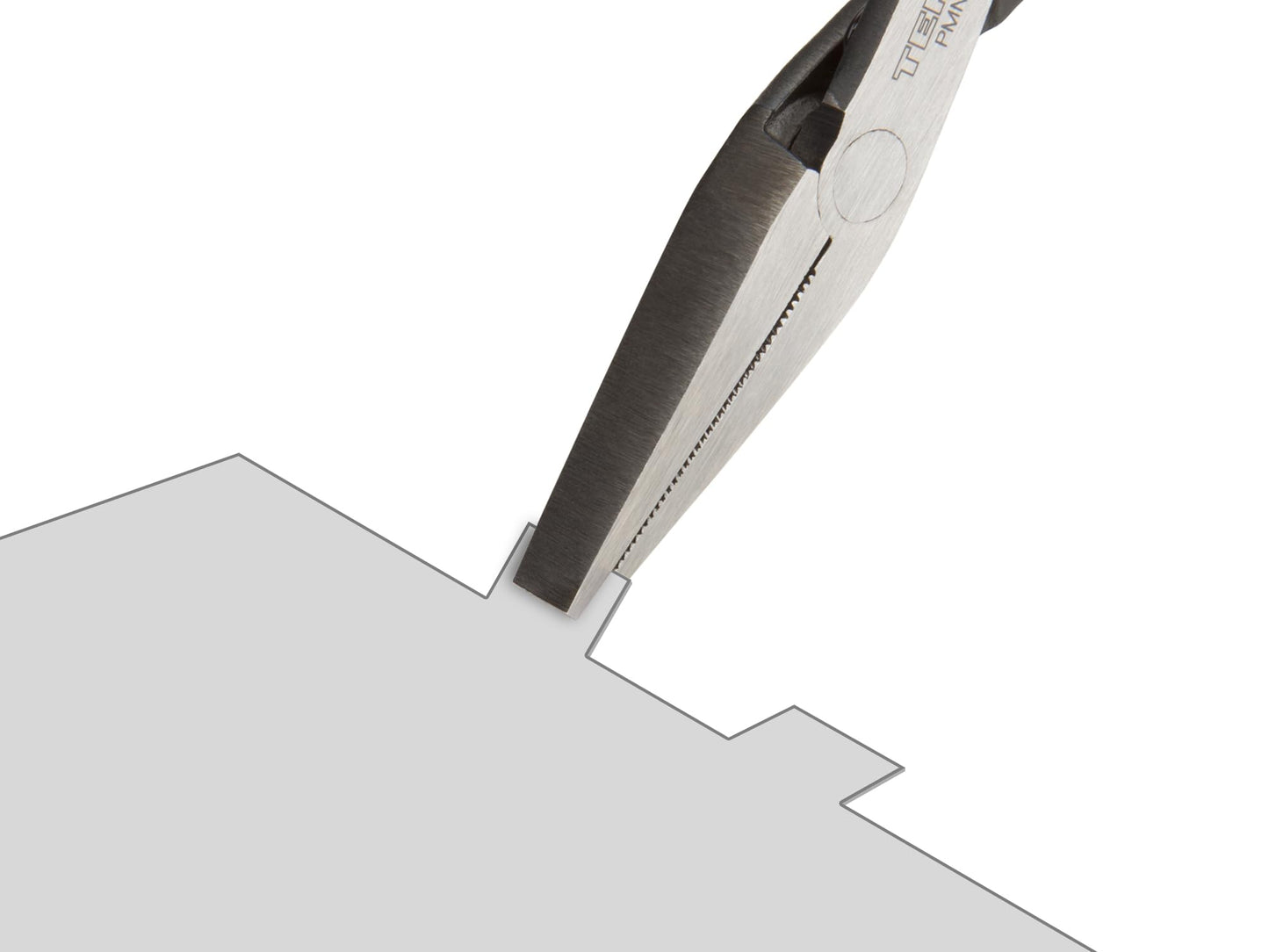 TEKTON PMN21001 - Alicates de punta plana (mandíbula dentada)