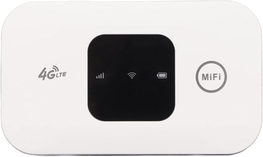Luqeeg Enrutador de Punto de Acceso Móvil WiFi 4G LTE, Punto de Acceso a Internet Portátil, Tarjeta SIM de Alta Velocidad de 150Mbps, 10 Usuarios Compatibles para el Hogar, la Oficina
