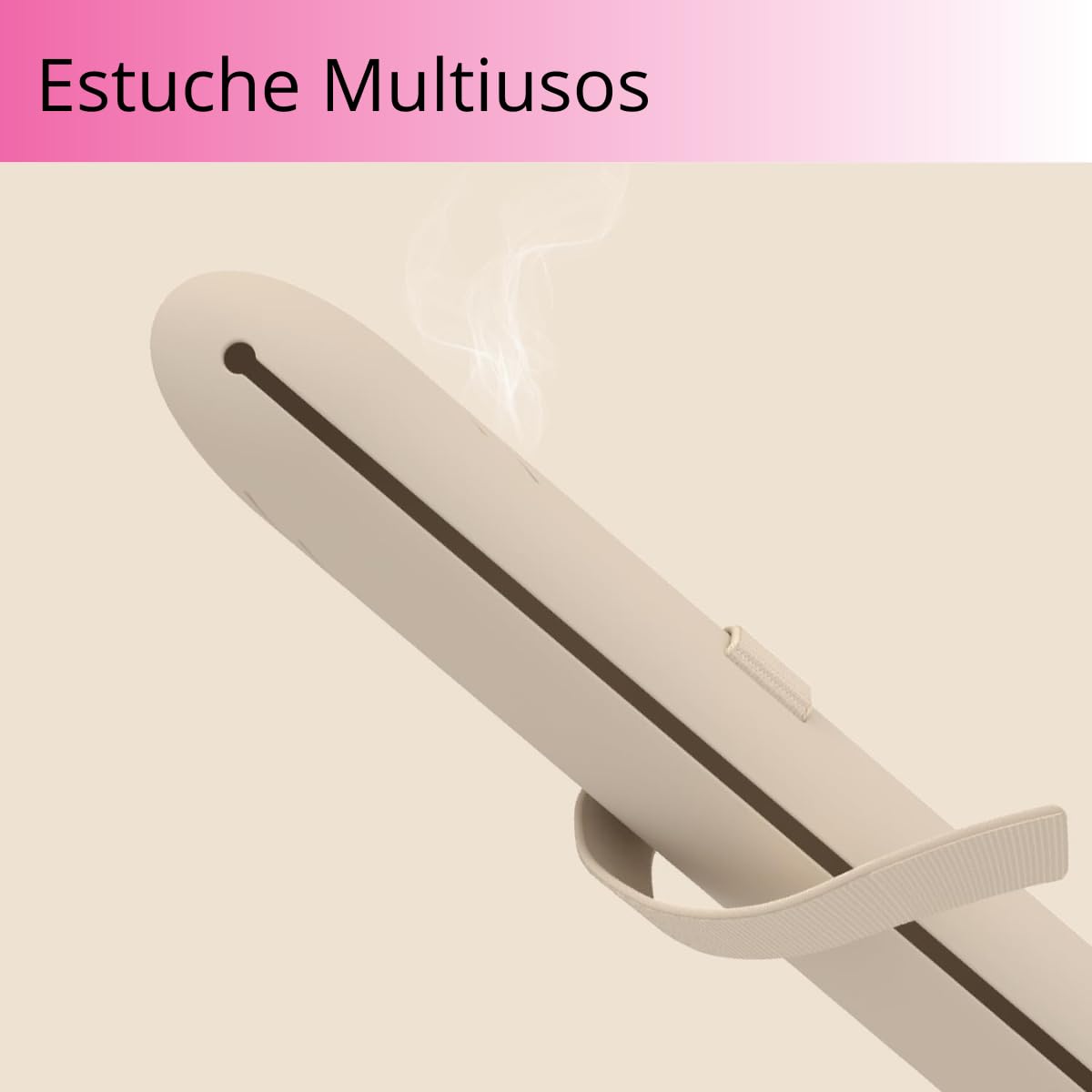 Seviete Funda para brochas de maquillaje con broche Estuche organizador de maquillaje, Neceser. Protección para tus brochas de maquillaje. Soporte de viaje portátil impermeable (Nuez)
