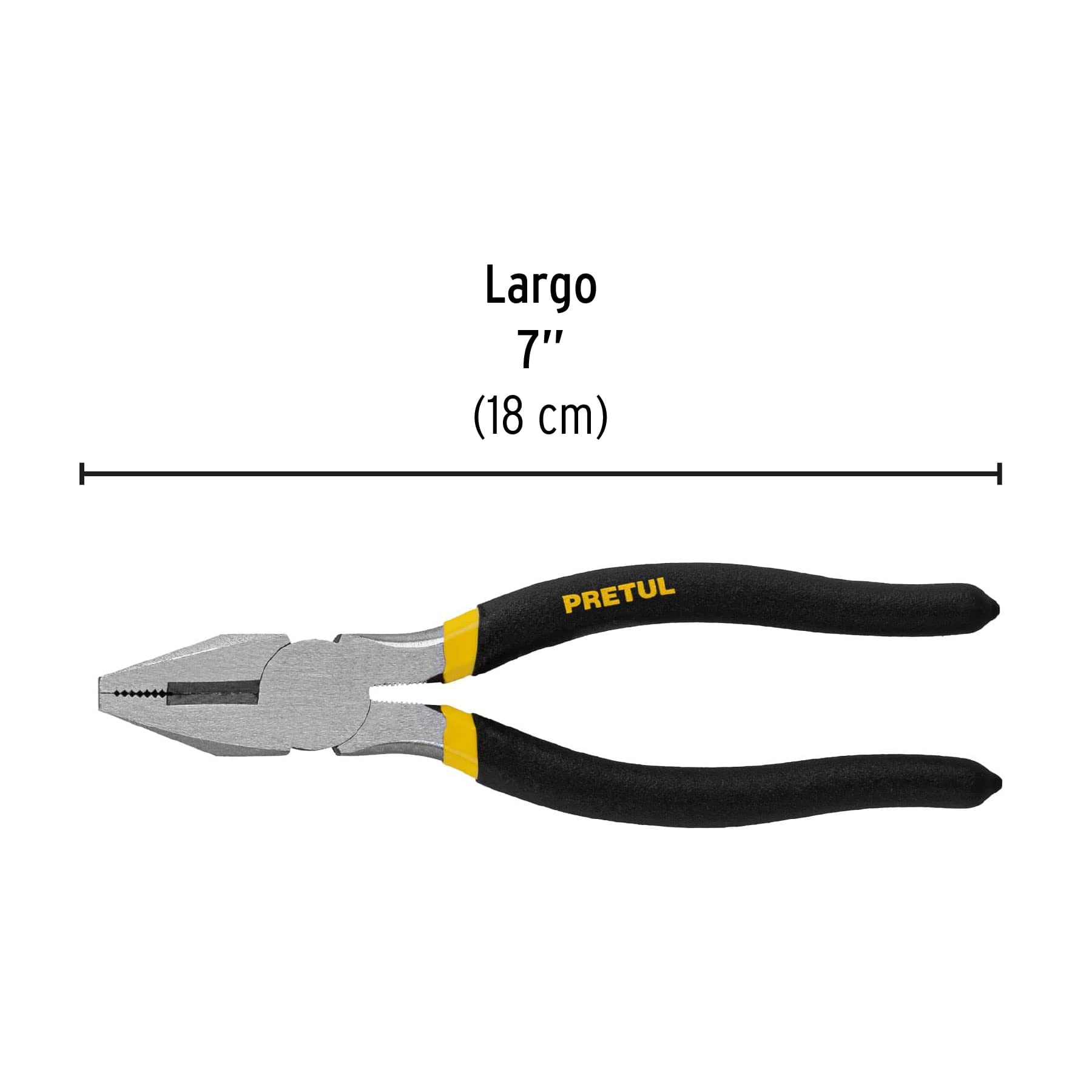 Pinza de Electricista Pretul Acero al Carbono 7 Pulgadas