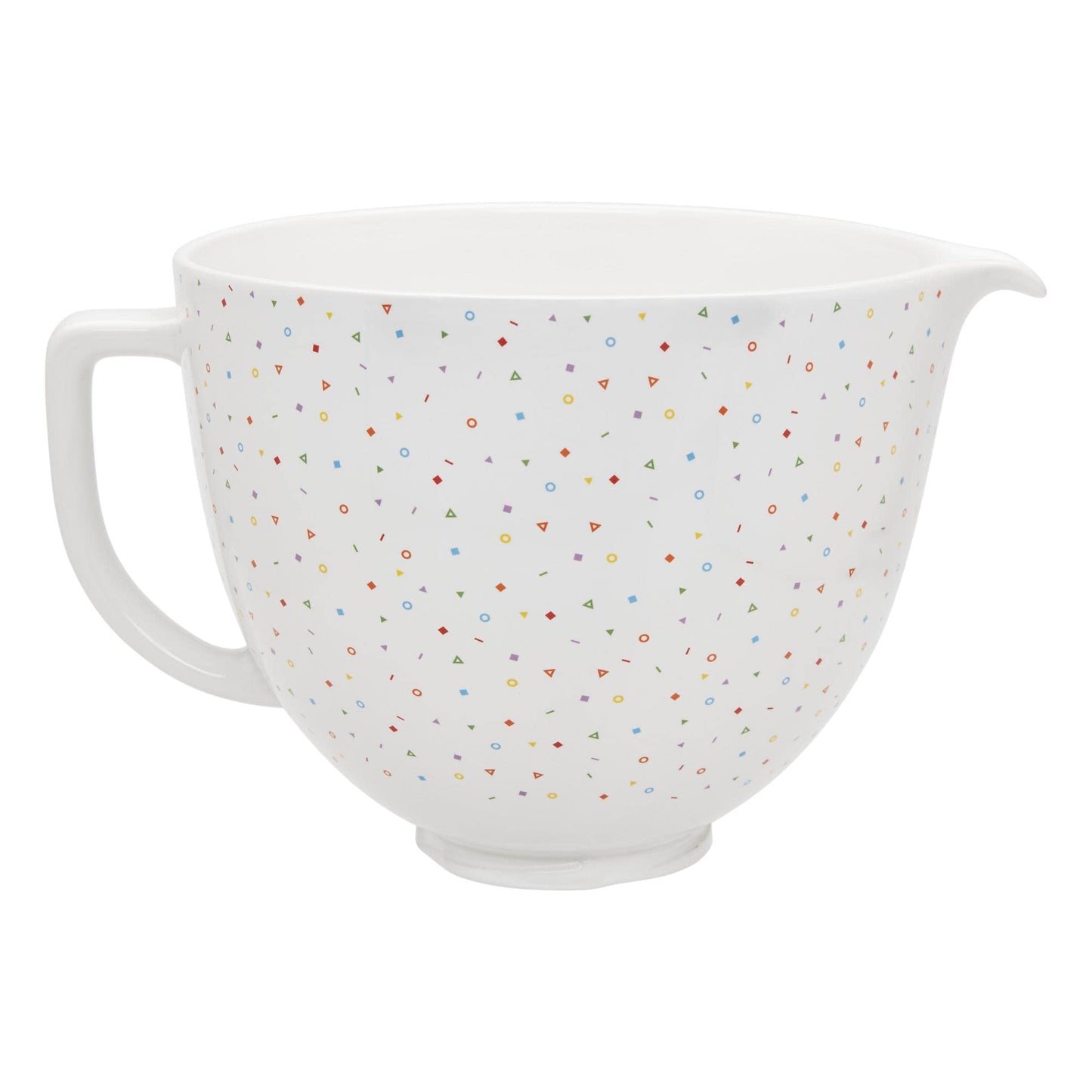 KitchenAid KSM2CB5PCS 5 Quart Ceramic Stand Mixer Bowl, 5 Qt, Confetti Sprinkle