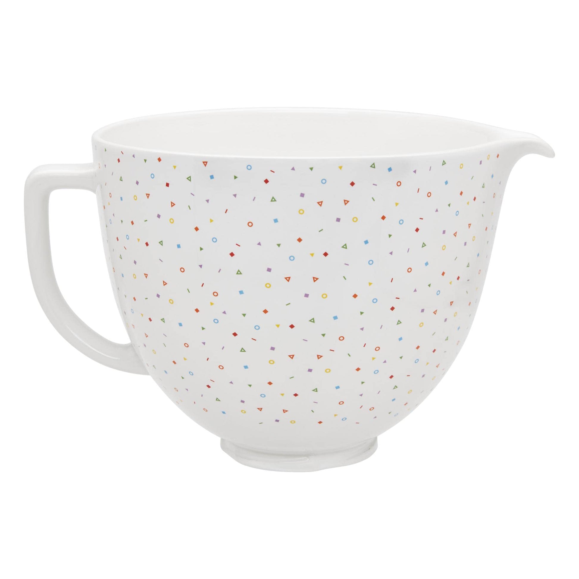 KitchenAid KSM2CB5PCS 5 Quart Ceramic Stand Mixer Bowl, 5 Qt, Confetti Sprinkle