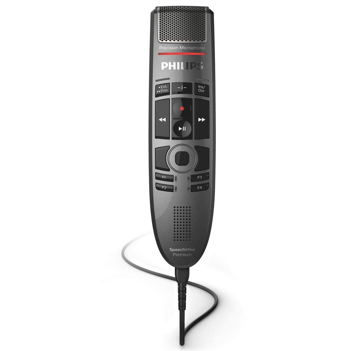 Micrófono USB Philips SMP3700 SpeechMike Premium Touch Botón de operación