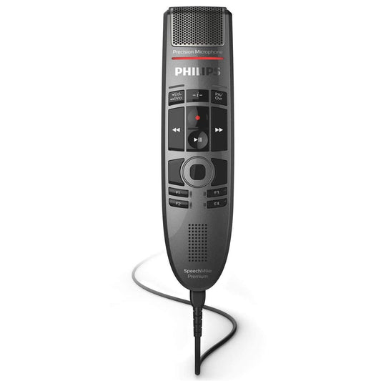 Micrófono USB Philips SMP3700 SpeechMike Premium Touch Botón de operación
