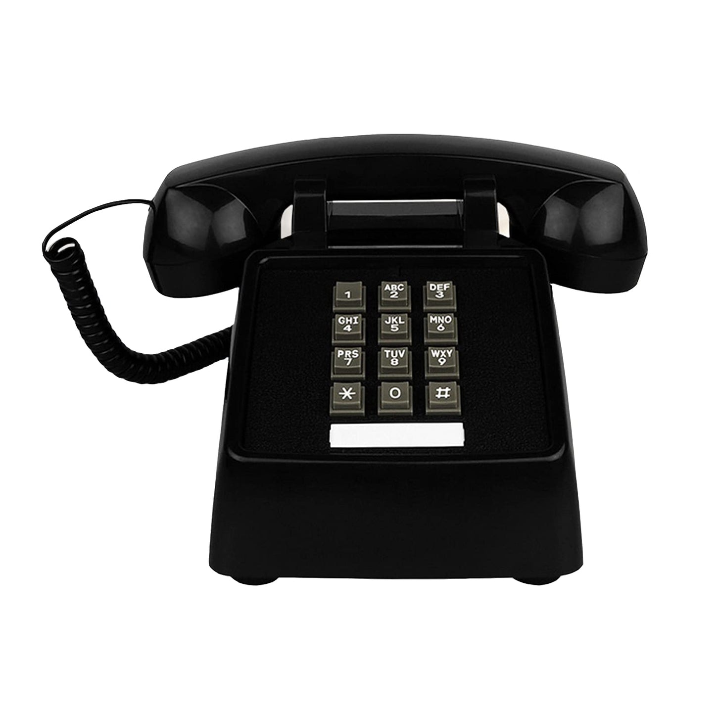 Benotek - Teléfono Fijo para el Hogar Retro Amplificado de una Sola Línea con Timbre Extrafuerte, Teléfono de Escritorio con Cable, Teléfono de Línea Fija para el Hogar, Teléfonos de Moda Antigua para