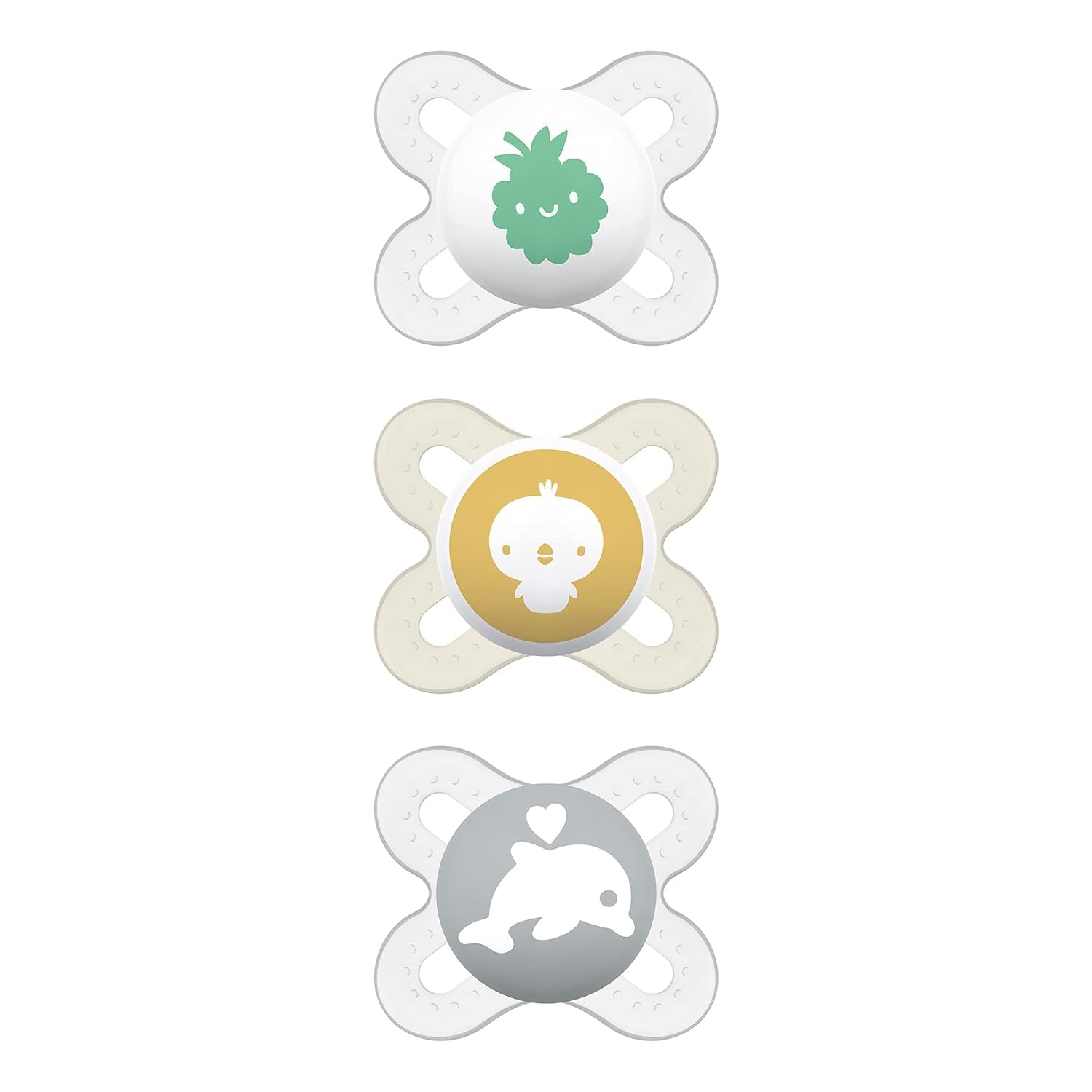 Chupones MAM para Recién Nacidos - Paquete de 4 Piezas, el Mejor para tu Bebé de 0 Meses - Diseño Originales (Recien Nacido, Niño)