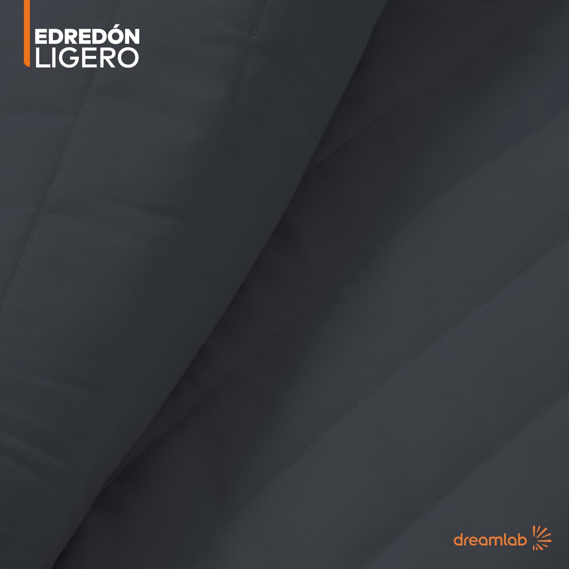 Edredón Dreamlab Grafito Microfibras Hipoalergénico King Size para Verano