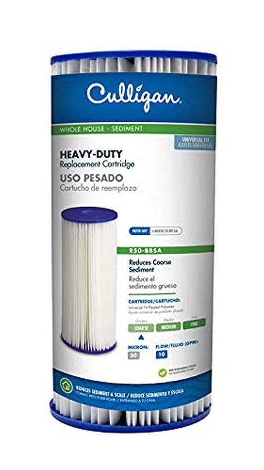 Culligan R50-BBSA Nivel 1 50 Micron Cartucho de Repuesto de Uso Pesado Recolección de Sedimentos