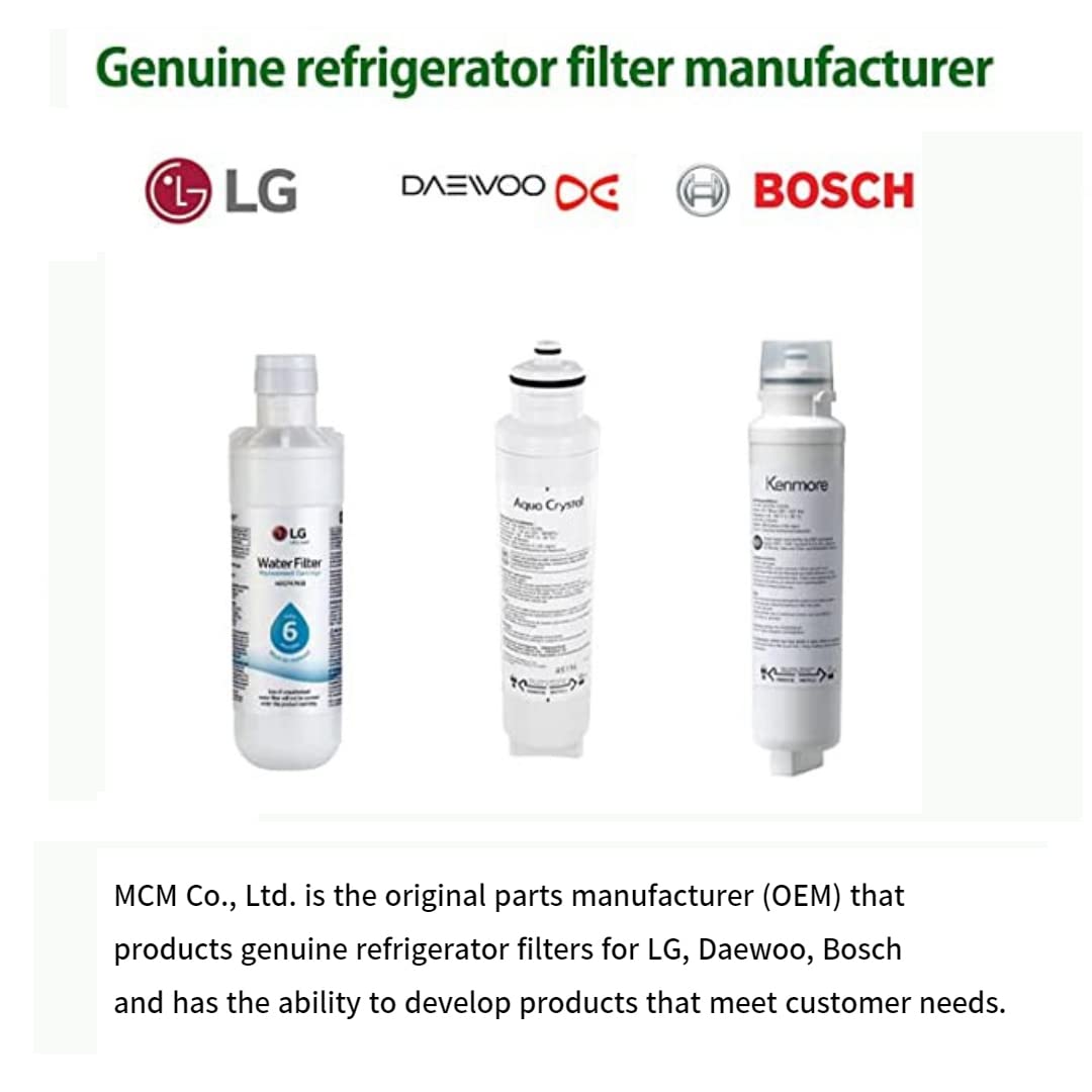 Filtro de Agua para Refrigerador MCM Premium Reemplazo LT500P Certificado NSF42 2 Piezas