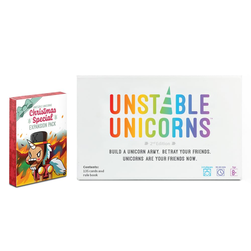 Paquete de Expansión TeeTurtle Unstable Unicorns Navidad Especial