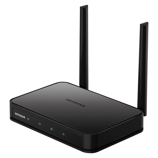 Router WiFi NETGEAR Doble Banda AC750 con Cobertura de 750 Pies y 4 Puertos Ethernet