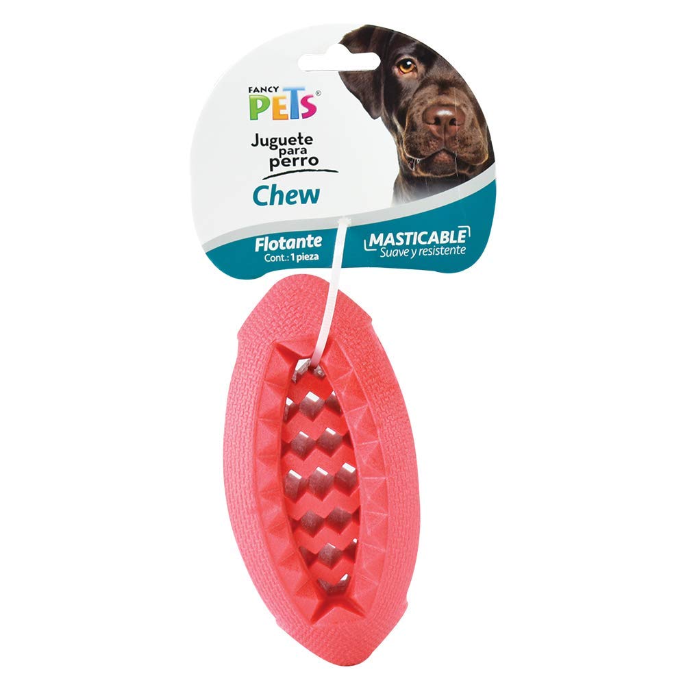 Fancy Pets Juguete Chew Balón de Americano Masticable para Perro Tamaño Grande