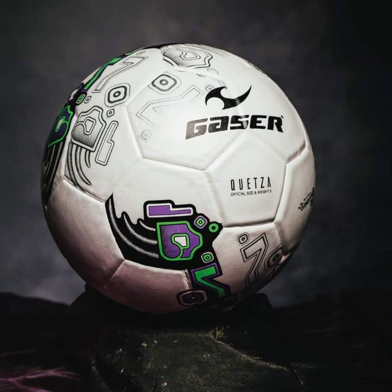 Gaser Balon de Futbol Soccer Laminado Medidas Oficial No.5 Quetza (Verde)