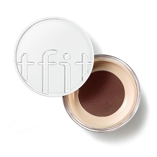 TFIT Translucent Set Finishing Powder, Polvo Suelto Ultraligero con Cobertura Natural Moderada para Tonos de Piel No.35–37, Blurring de Poros, Acabado Aterciopelado, Envase con Malla, Maquillaje Coreano, 05-7g (2.3 DEEP BEIGE)