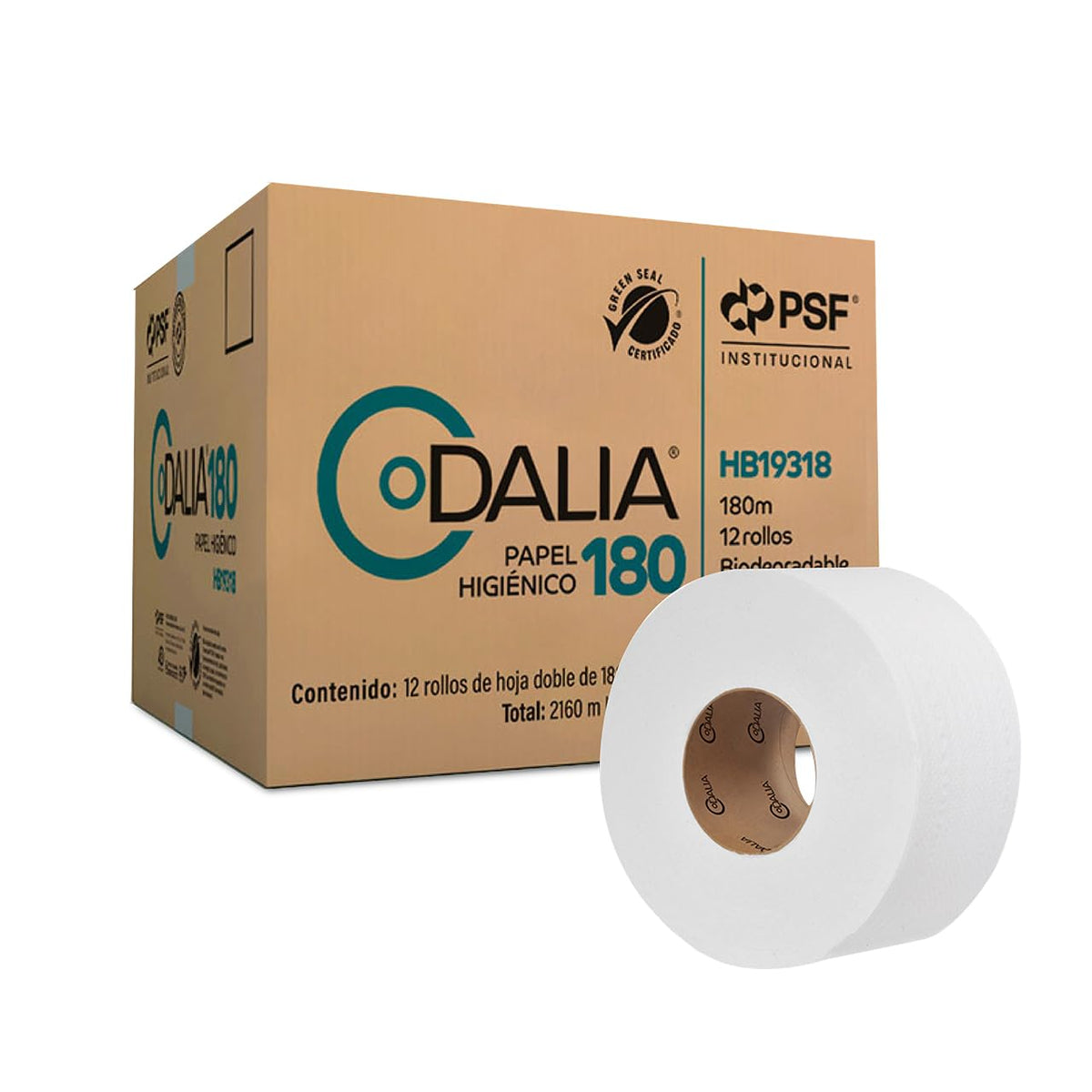 Papel Higiénico Dalia Blanco 180 Mts