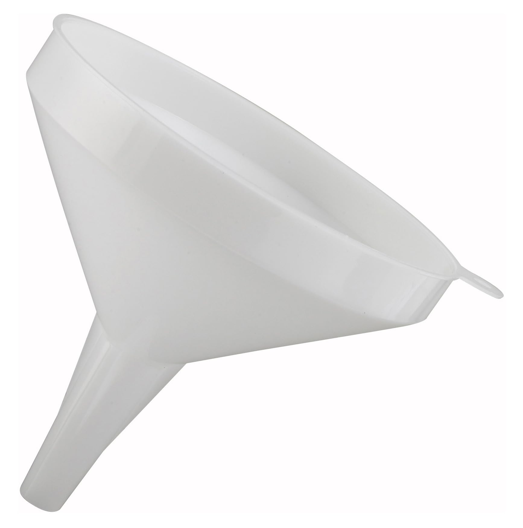 Embudo de Plástico Winco Blanco 6.25 Pulgadas Mediano