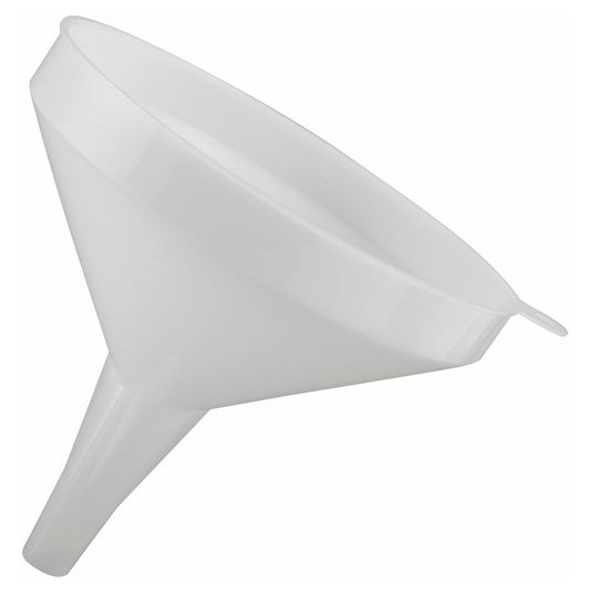 Embudo de Plástico Winco Blanco 6.25 Pulgadas Mediano