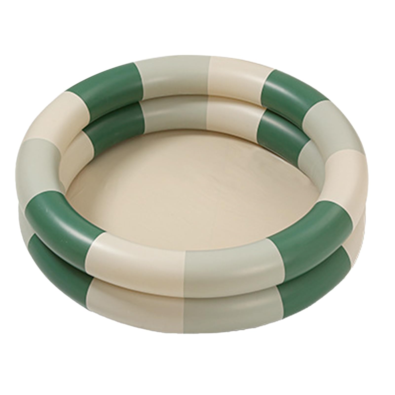 Piscina Inflable Retro De Diseño Engrosado Verde Que Ahorra Espacio para Interiores O Exteriores Familiar