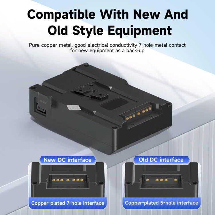 Baterías de Montaje en V Recargables Li-Ion Compatibles con Sony HDCAM XDCAM para Videocámara de Transmisión