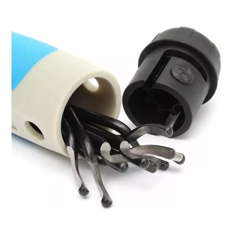 Herramienta de Desbarbado Noga NG8150 Resistente con 10 Cuchillas S10 Versión Original