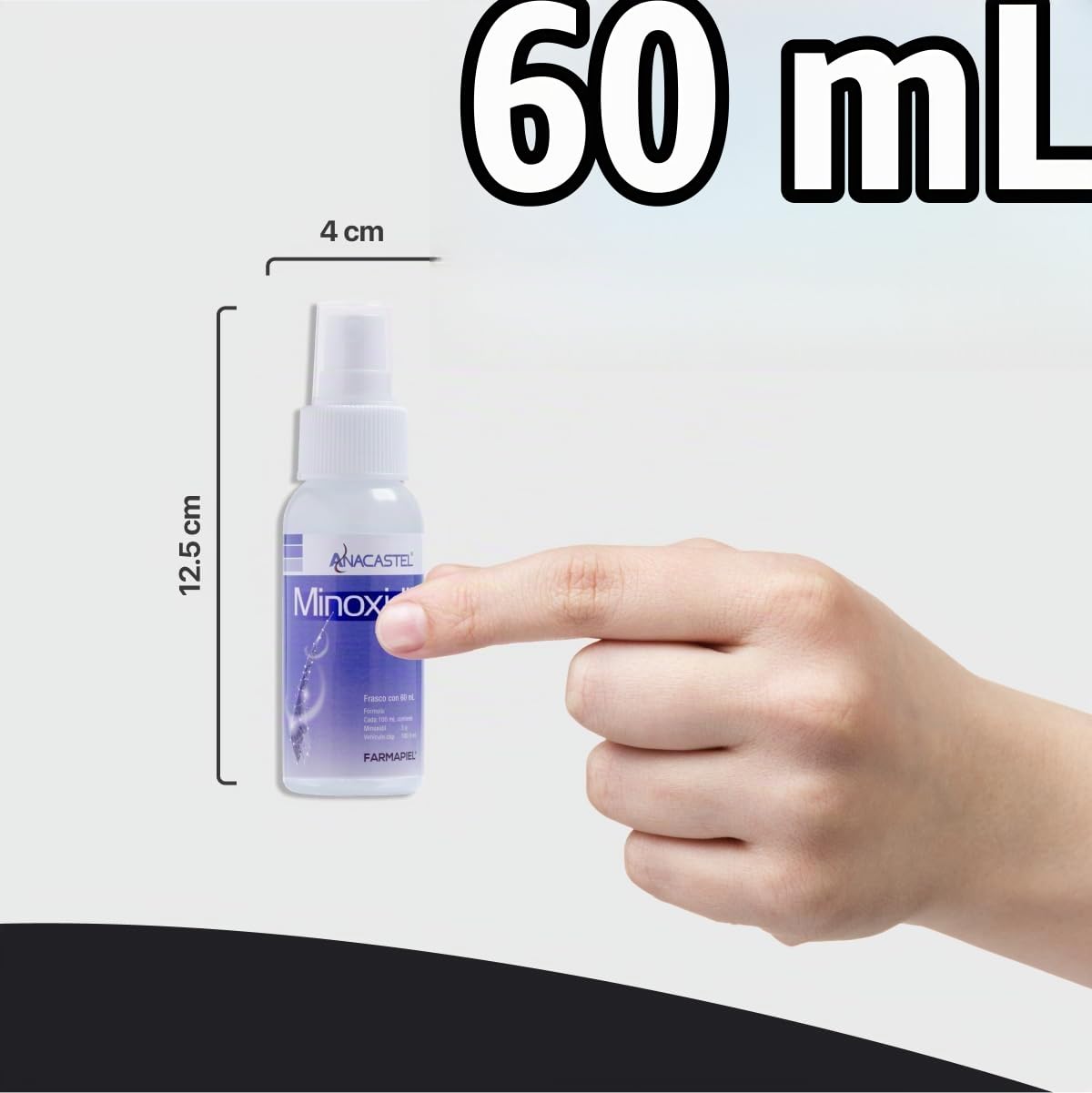 Spray Anticaída Anacastel Minoxidil 5% 2 Pack