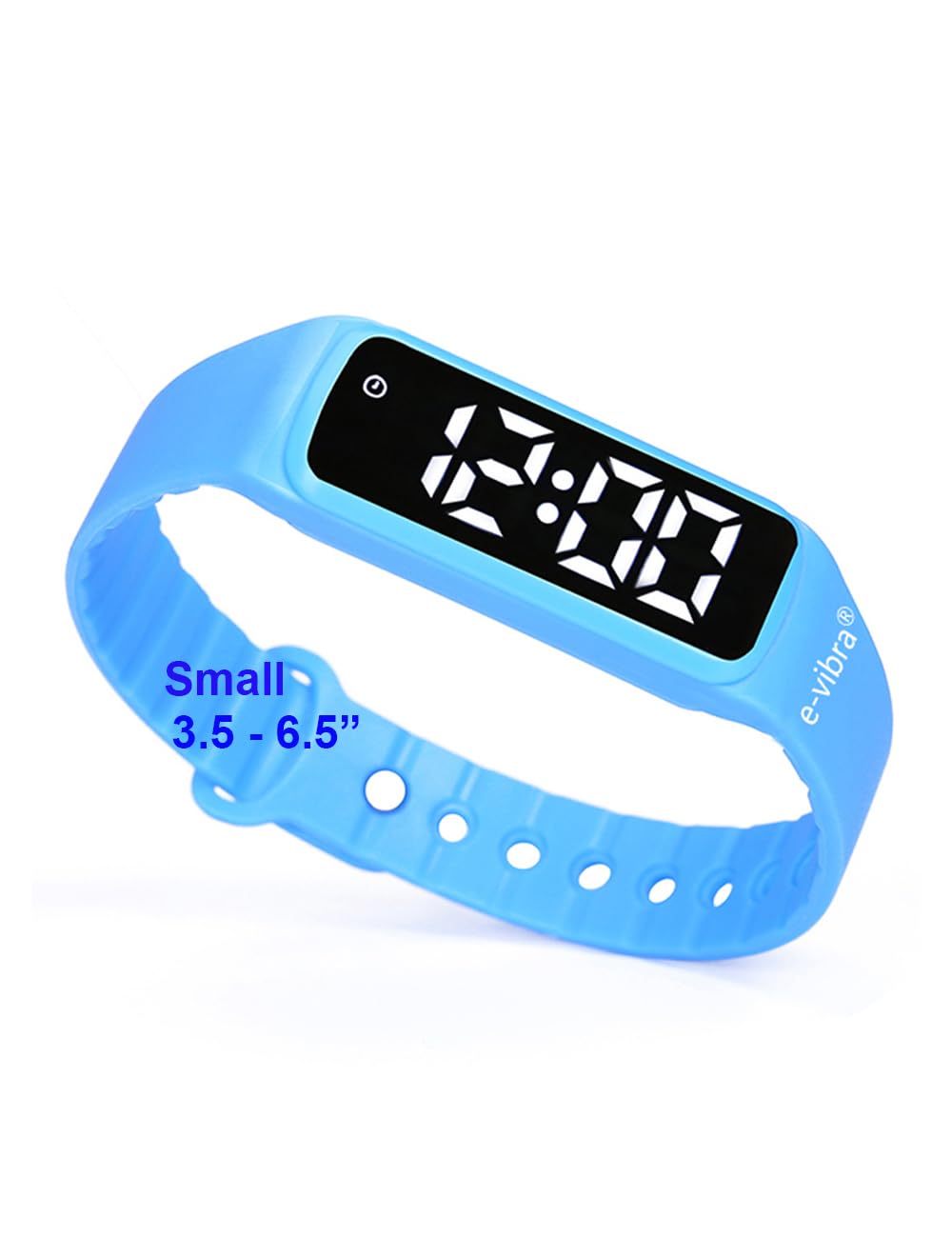 e-vibra - Reloj de entrenamiento para orinal, reloj despertador vibratorio silencioso, con temporizador de cuenta regresiva (azul)